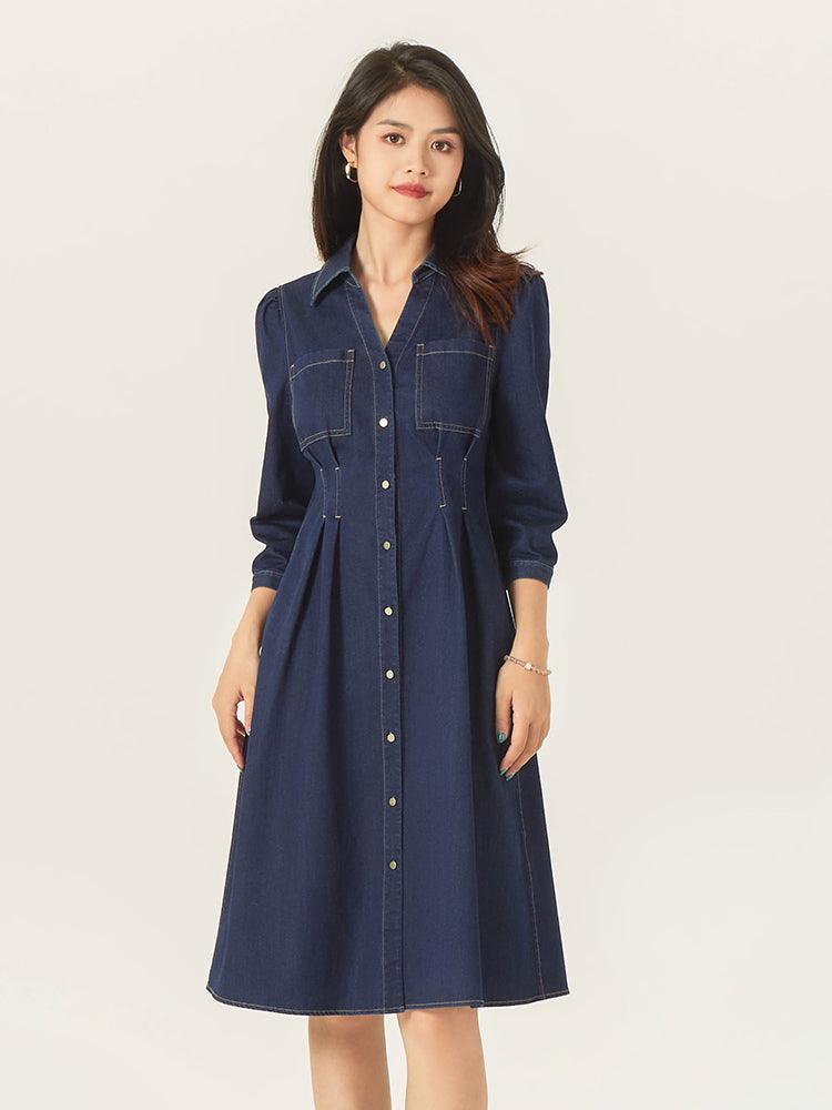 slinky jeans dress GOELIA