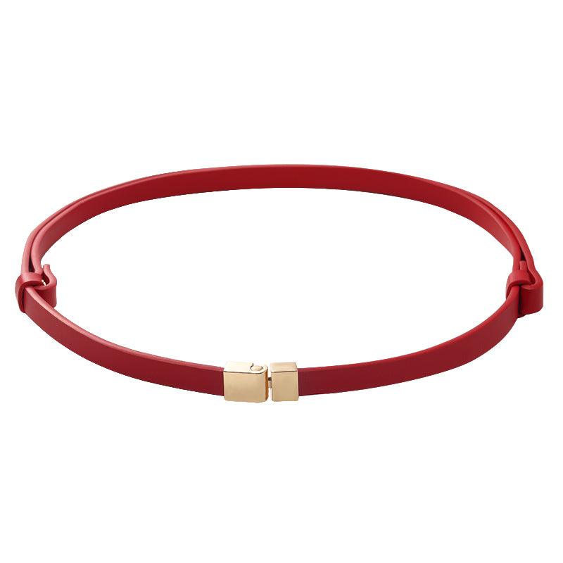 Chic Thin Leather Belt GOELIA