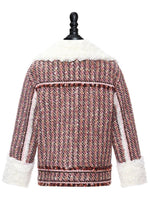 Tweed Large-Lapels Jacket GOELIA