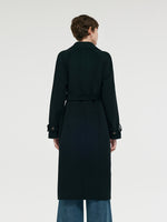100% Wool Longline Unisex Overcoat GOELIA