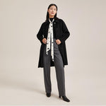 100% Cashmere Coat With Silk Scarf GOELIA