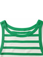 Striped Knitted Women Tank Top GOELIA
