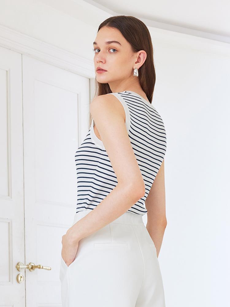 Slim Stripe Tank Top GOELIA