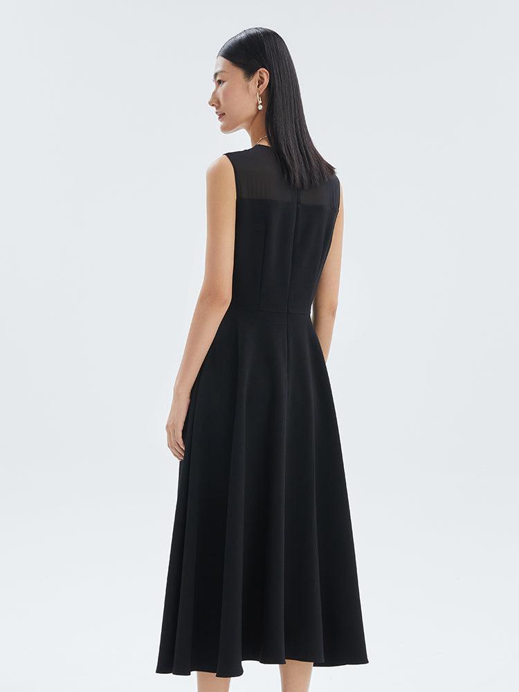 Triacetate Fitted-Waist Gown GOELIA