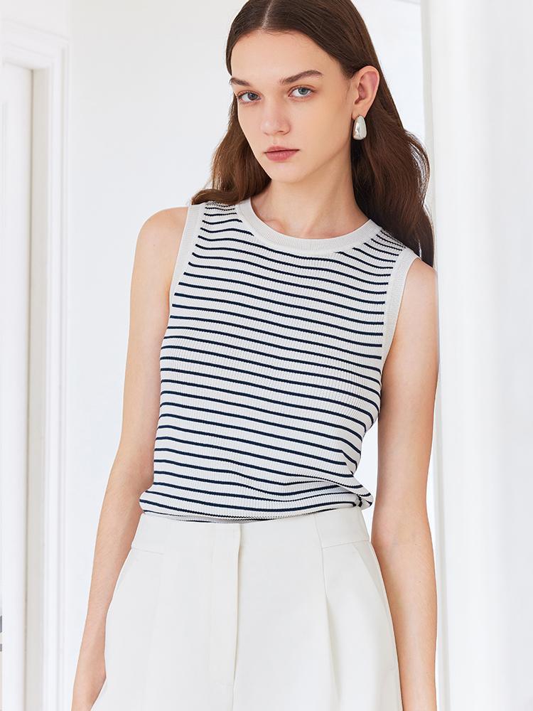 Slim Stripe Tank Top GOELIA