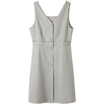 Houndstooth Detachable Tank Dress GOELIA