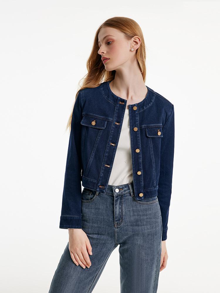 Knitted Jean Jacket GOELIA