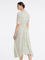 16 Momme Printed Silk Dress GOELIA