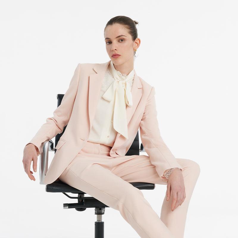 Stretchiger Woll-Schlanker Damen-Blazer Neu 