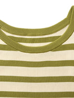 Striped Knitted Women Tank Top GOELIA