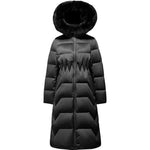 Gathered Waist Goose Down Coats GOELIA