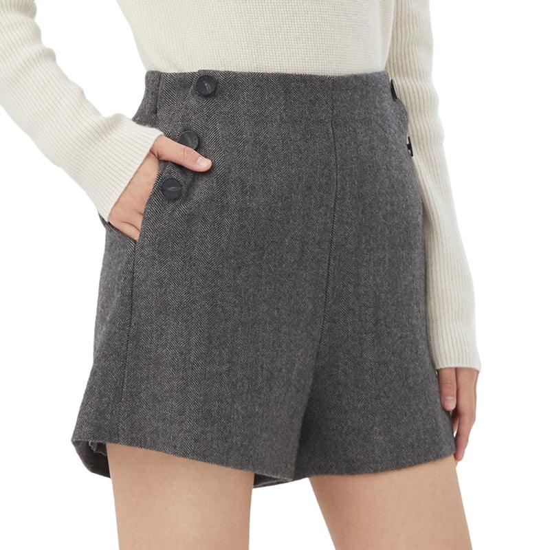 A-Shape Wool Shorts GOELIA