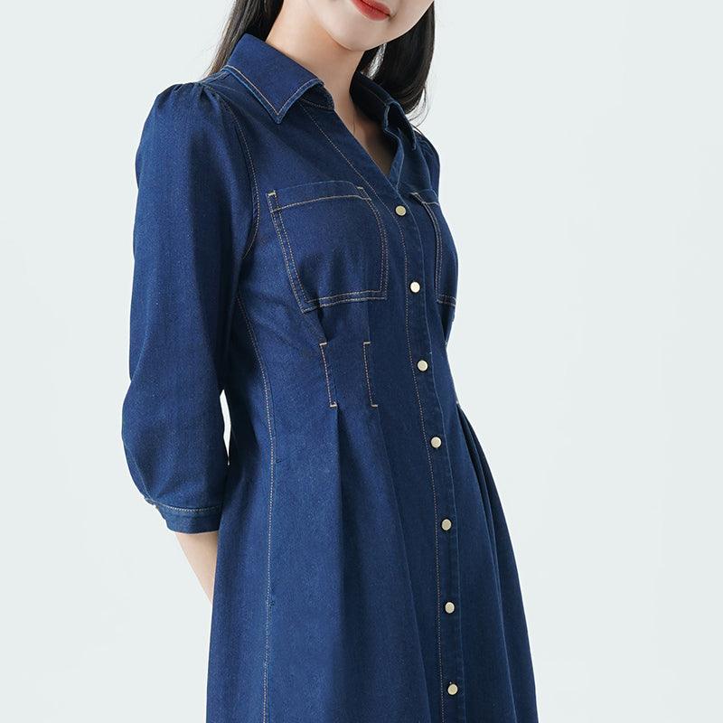 slinky jeans dress GOELIA