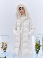 Gathered Waist Goose Down Coats GOELIA