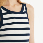 Striped Knitted Women Tank Top GOELIA