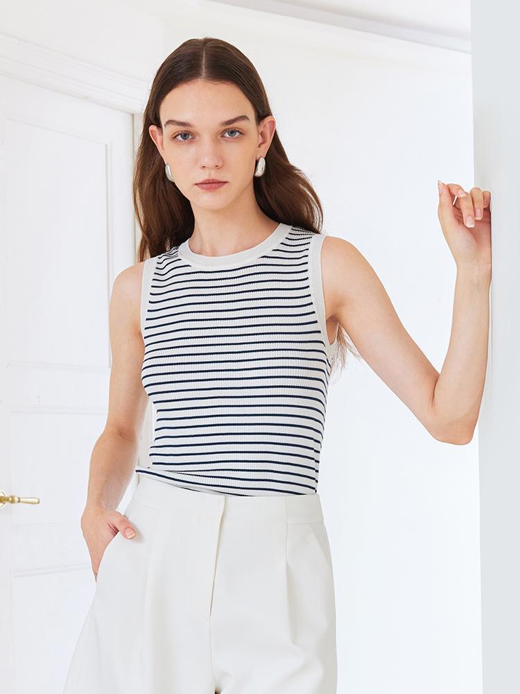 Slim Stripe Tank Top GOELIA