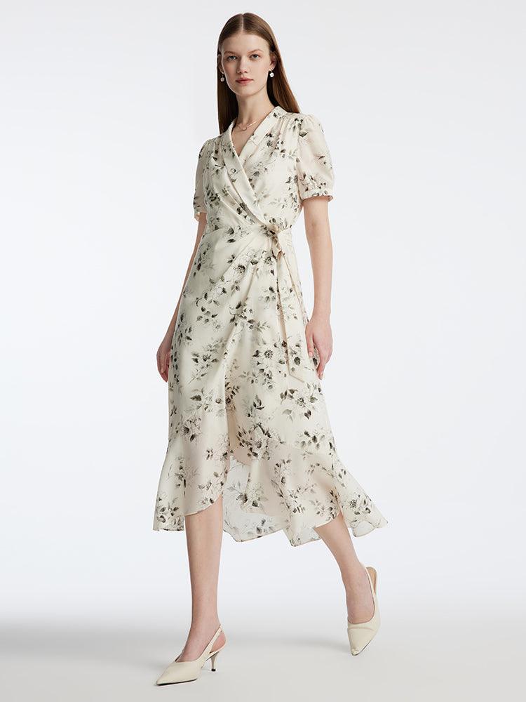 Acetate Printed One-piece Dress GOELIA