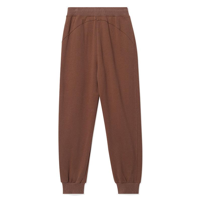 Brown Full Length Leggings Pants GOELIA