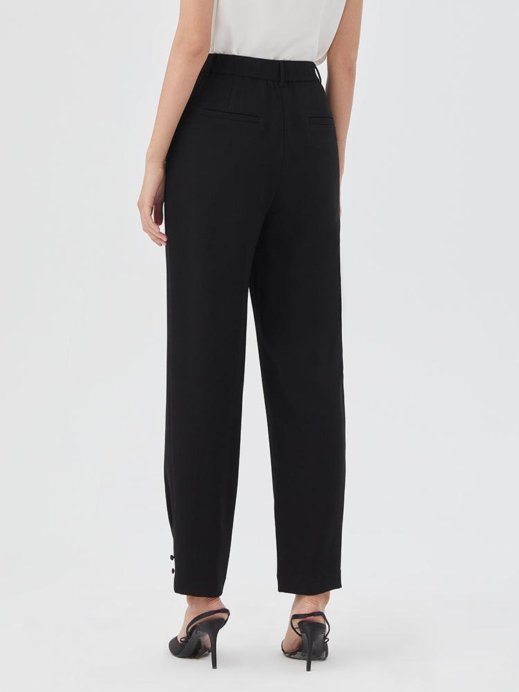 Tapered Acetate Trousers GOELIA