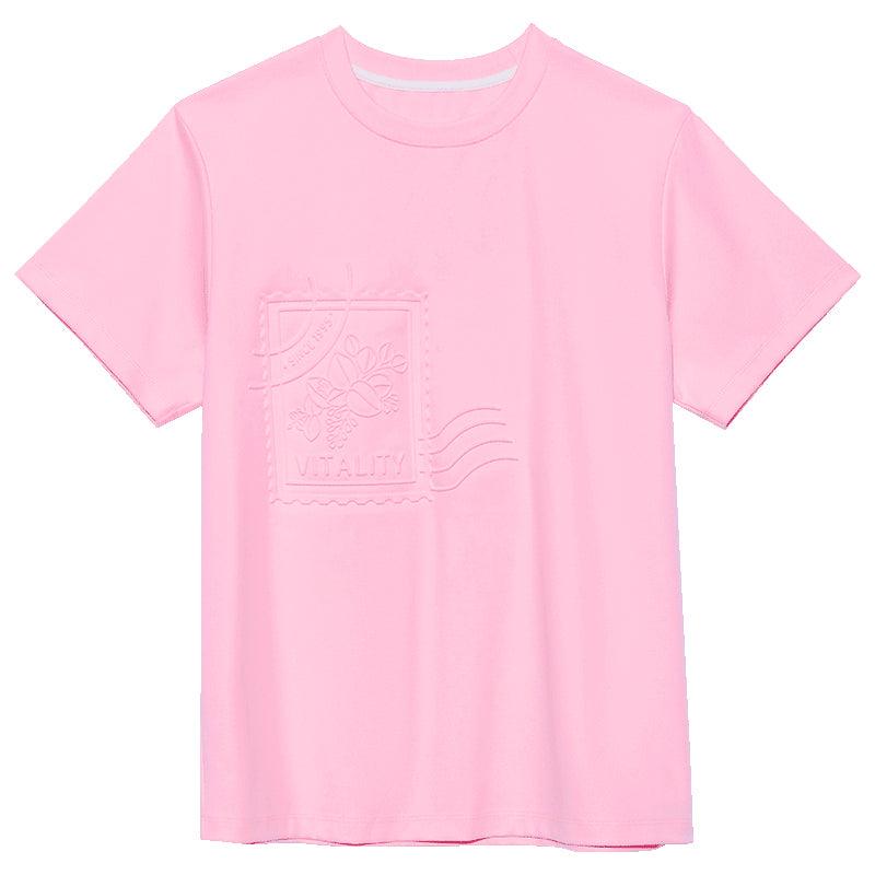 Pink 3D Print T-Shirt GOELIA