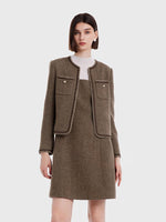 Retro Washable Woolen Tank Dress GOELIA