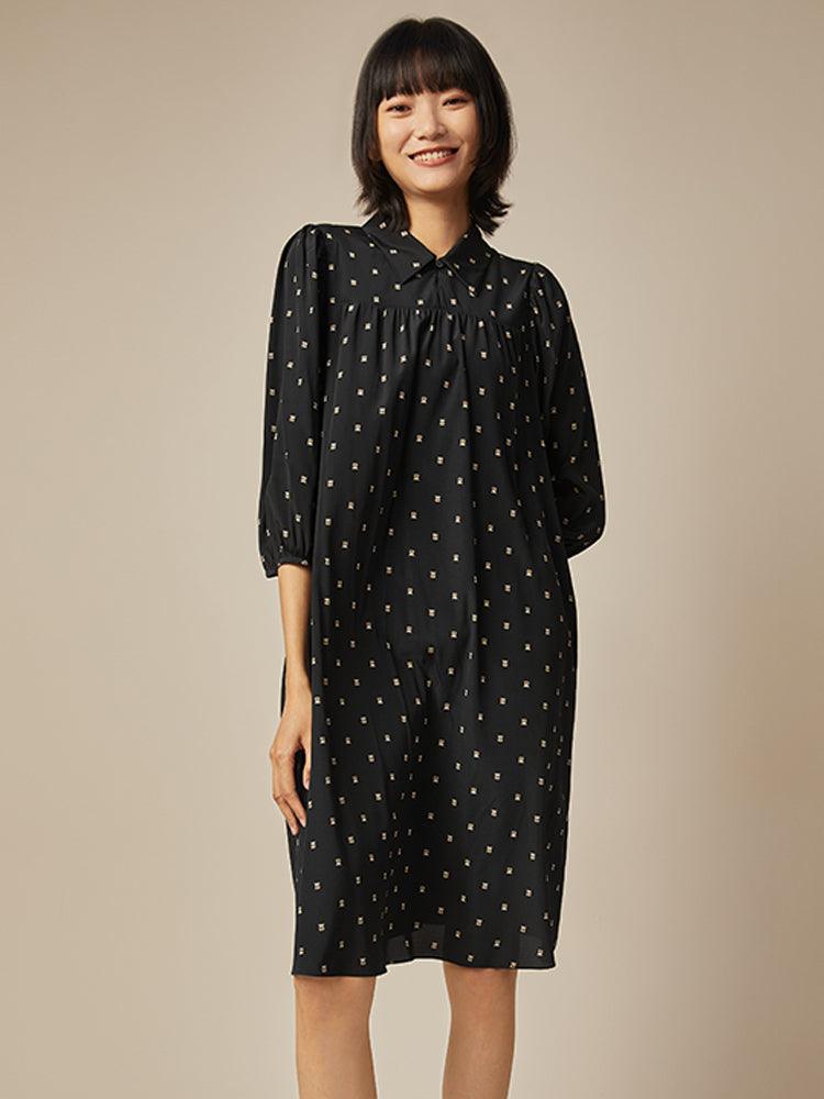 Silk Oversized Dress