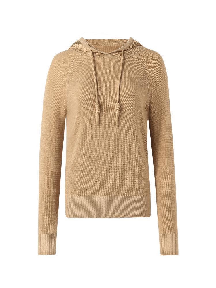 Machine Washable Wool Hooded Sweater GOELIA