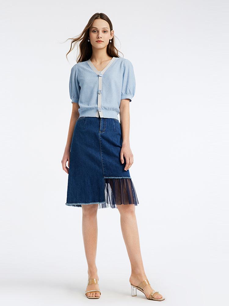 Fitted H-shaped Skirt GOELIA