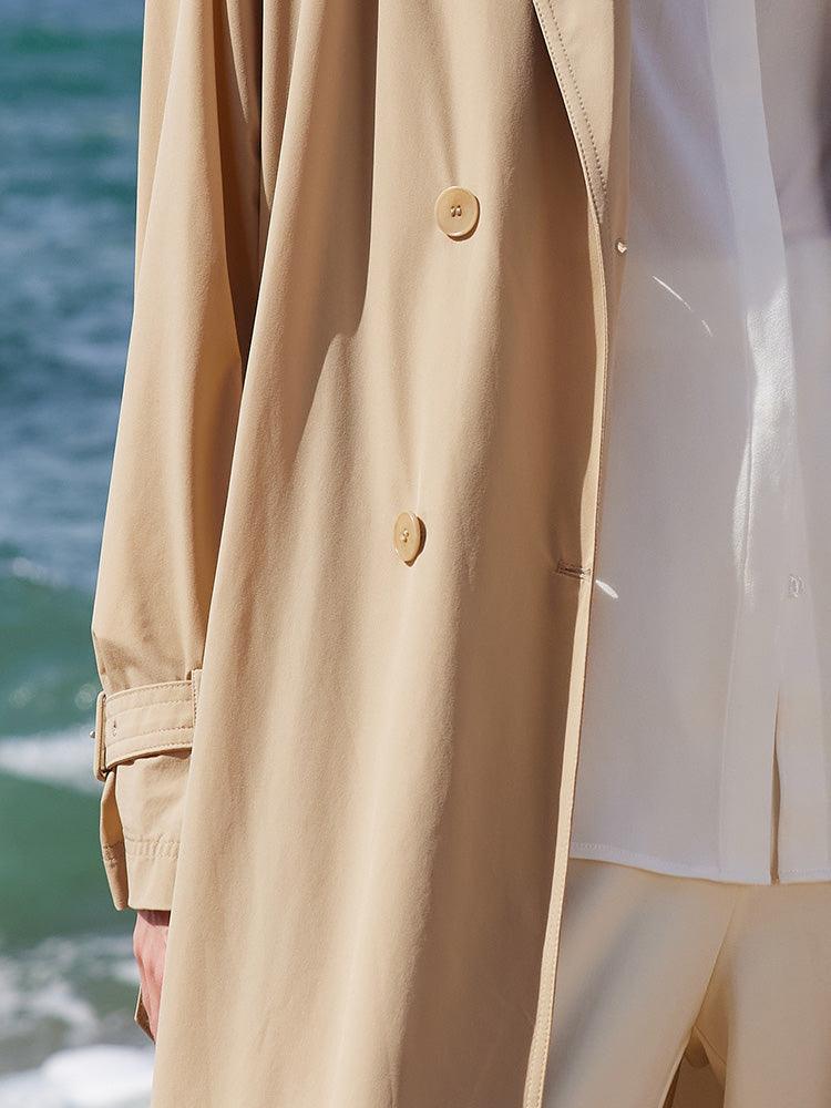 Lightweight Trench Coat With Belt GOELIA