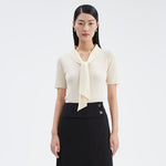 Tencel & Acetate Knitted Top GOELIA