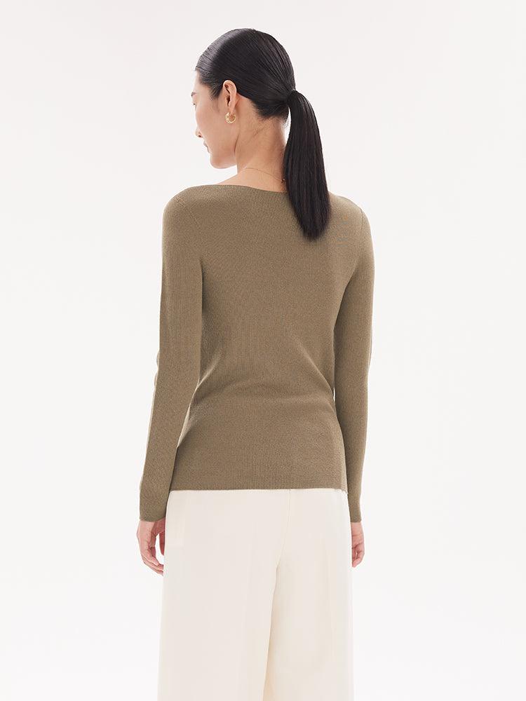 Mulberry Slik Seamless Sweater GOELIA