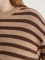 Machine Washable Wool Stripe Sweater GOELIA
