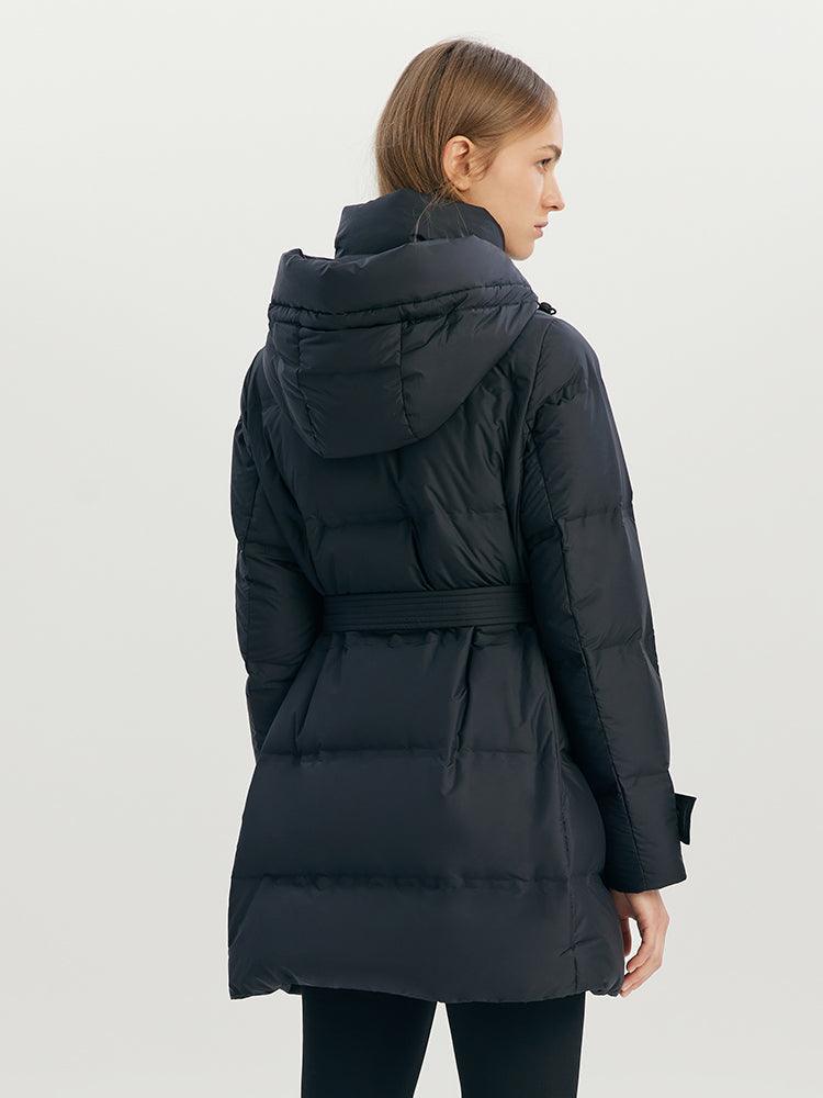 Stand Collar Slim Goose Down Jacket GOELIA