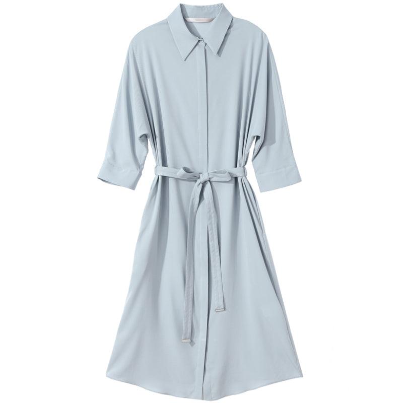 Silk Shirt-Style Dress GOELIA