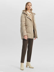 Cocoon Hooded Goose Down Jacket GOELIA