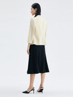 Triacetate Collarless Blazer GOELIA