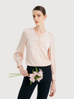 22 Momme Silk Woven Shirt GOELIA