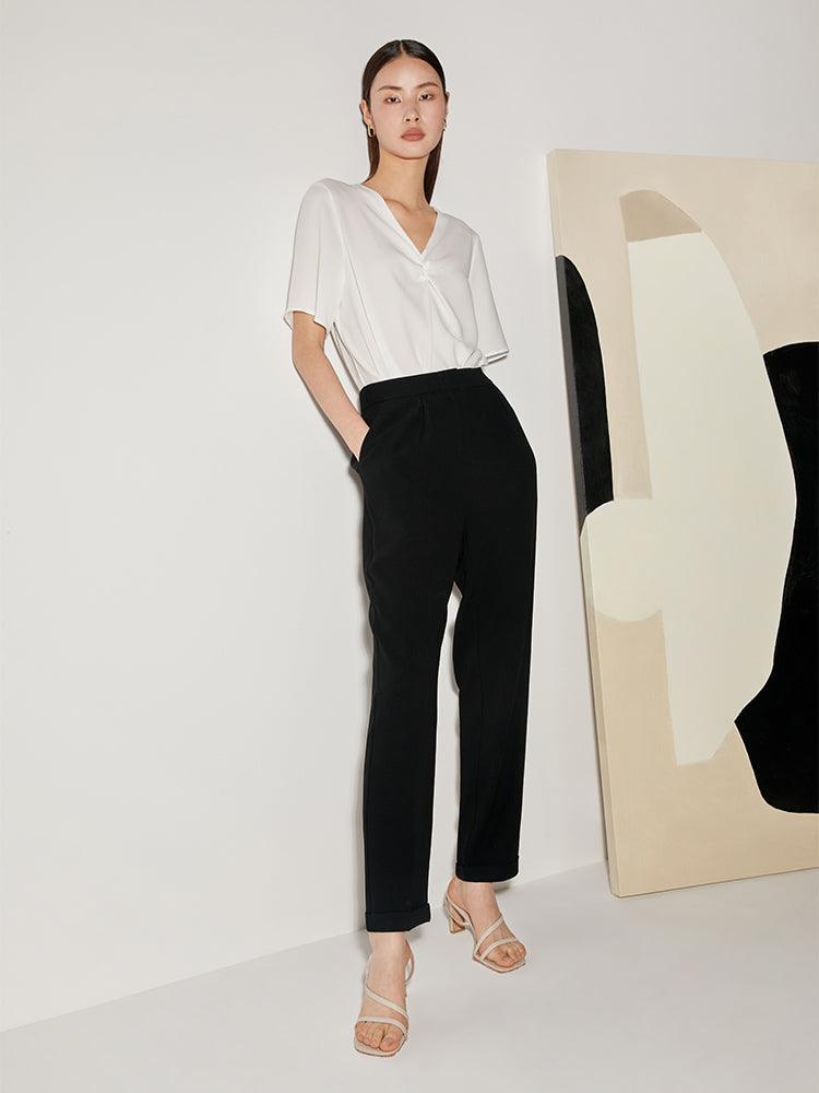 Acetate Ankle-Length Pants GOELIA