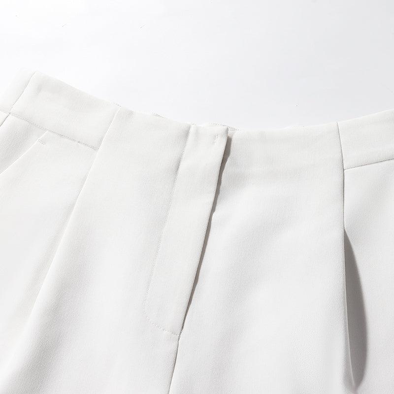 White A-shape Basic Short GOELIA