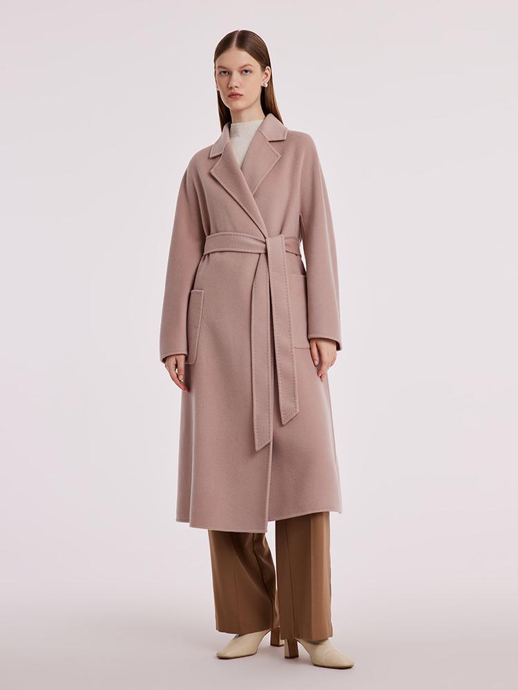 Pure Cashmere Tie-up Coat GOELIA