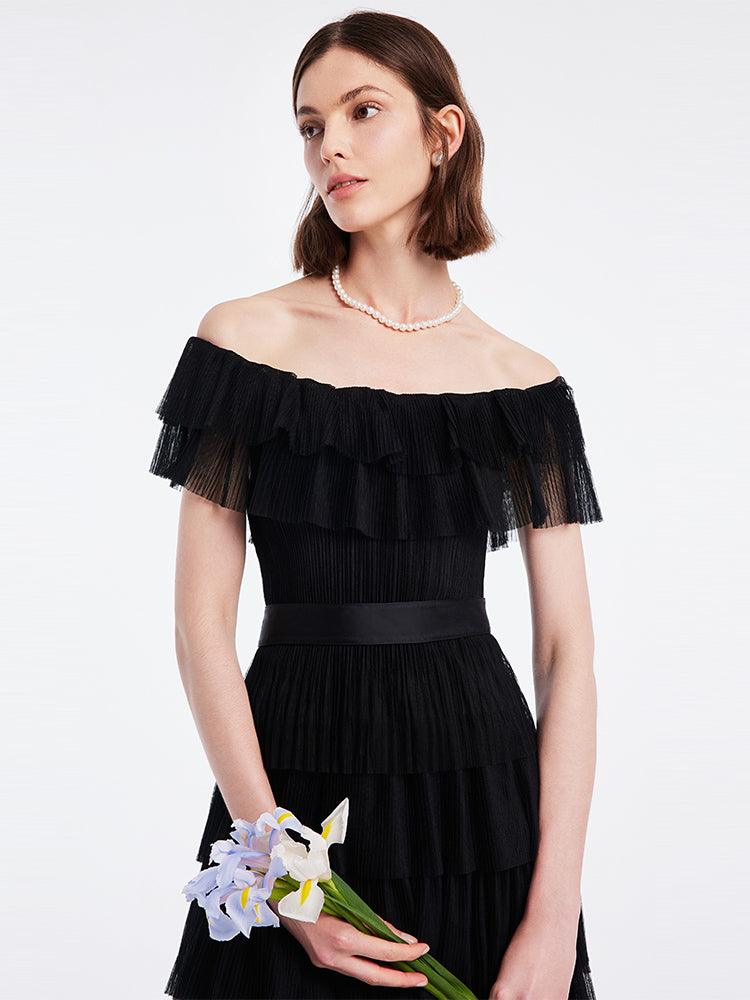 Multi-Layer Pleated Dress GOELIA