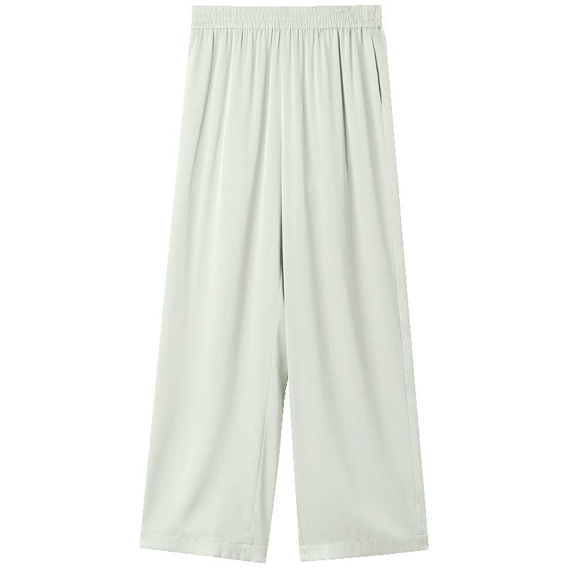 22 MM Silk Straight Pants GOELIA