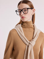 Machine Washable Wool Seamless Turtleneck Sweater GOELIA