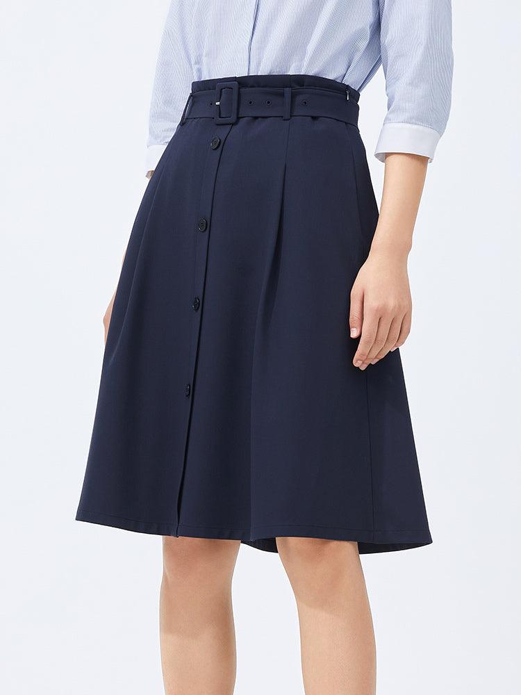 High Waisted A-line Half Skirt GOELIA