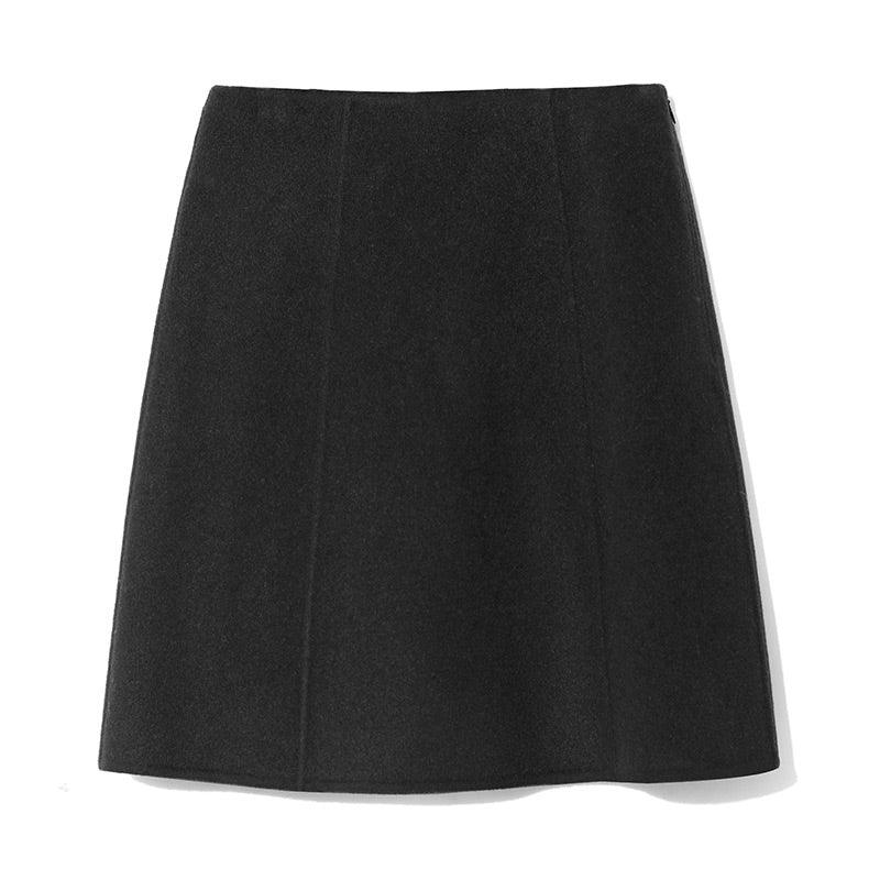 Tencel&Wool Knee-Length Skirt GOELIA