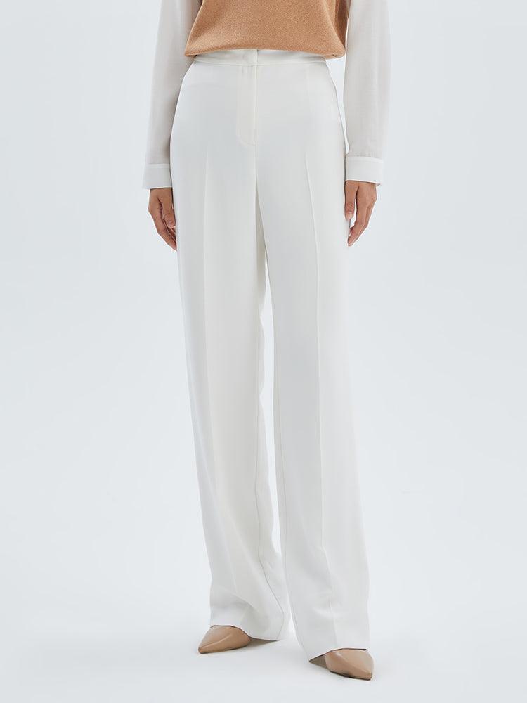 Acetate Wide Leg Trousers GOELIA