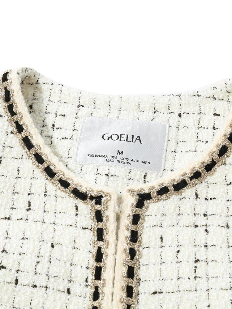 Wool-Blend Tweed Jacket With Bag GOELIA