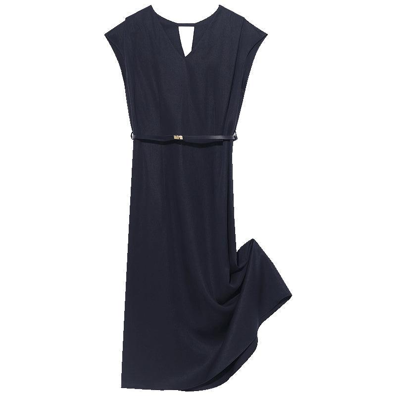 V-neck Tencel Dress GOELIA