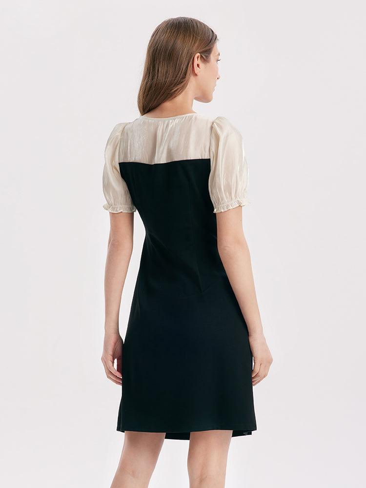 Asymmetric Pleated Dress GOELIA