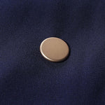 Triacetate Stand Collar Fitted-Waist Dress GOELIA